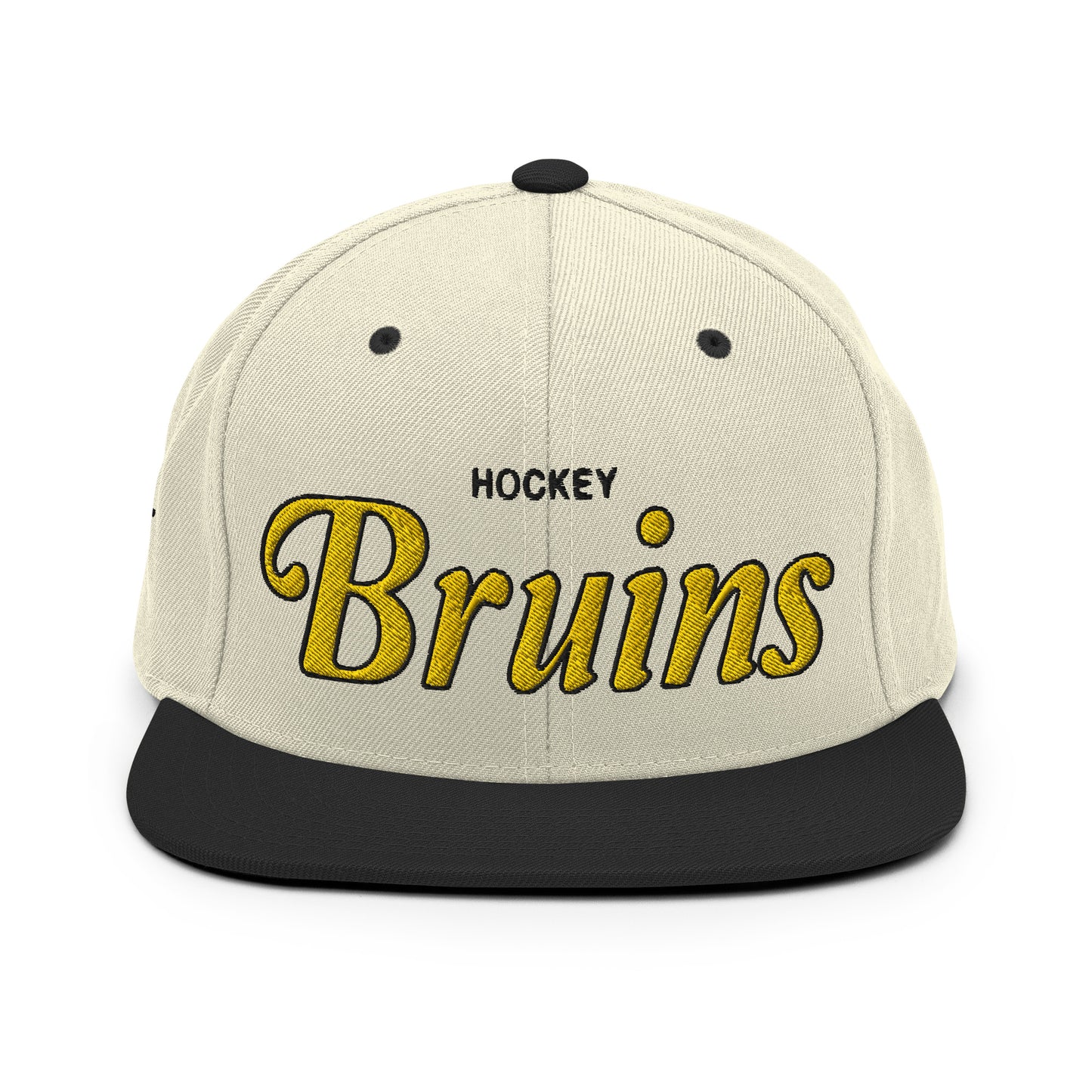 Bruins Alternate Natural/Black Snapback
