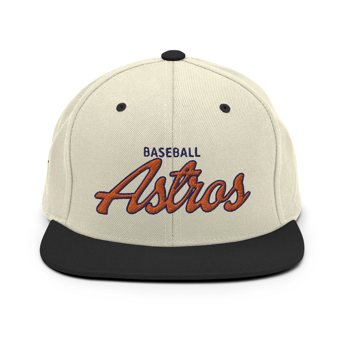Astros Alternate Natural/Black Snapback