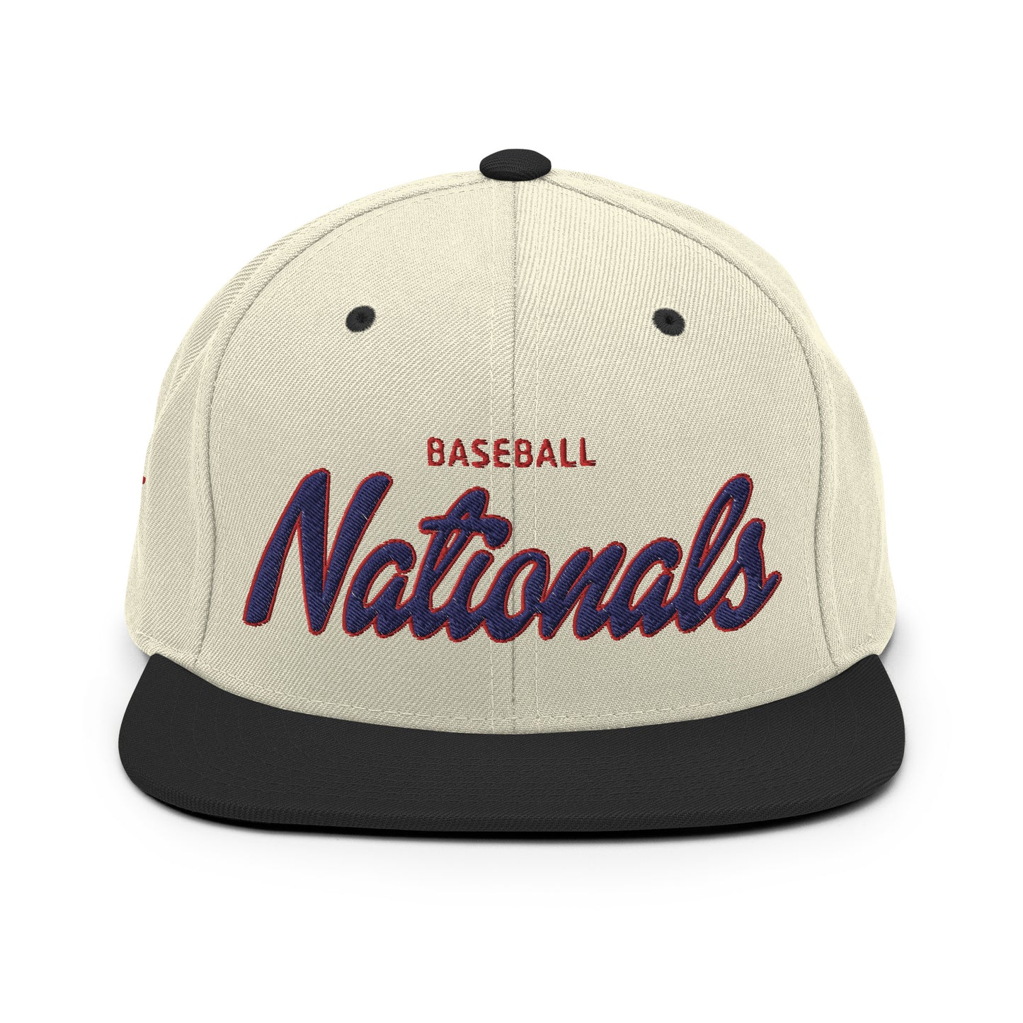 Nationals Alternate Natural/Black Snapback