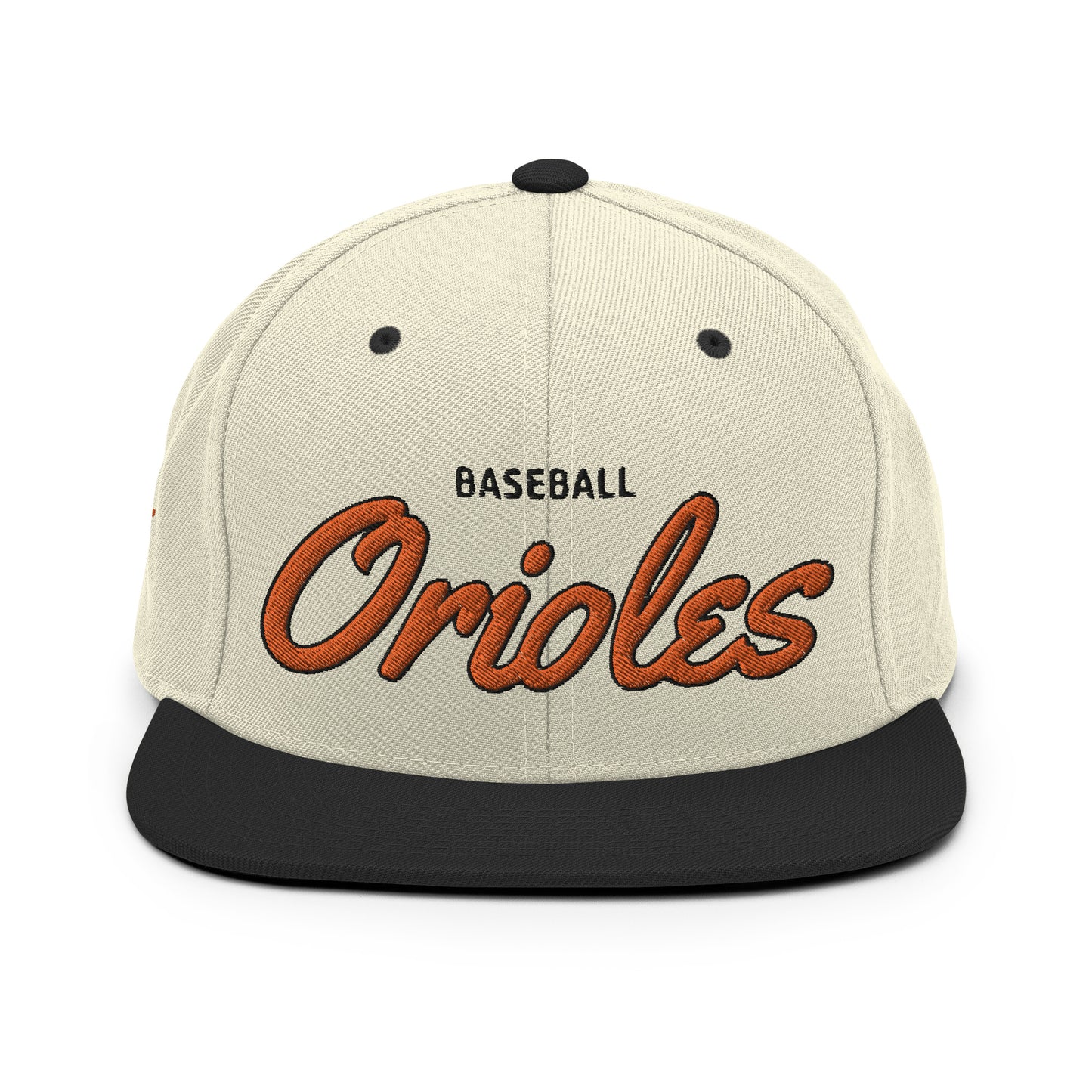 Orioles Alternate Natural/Black Snapback