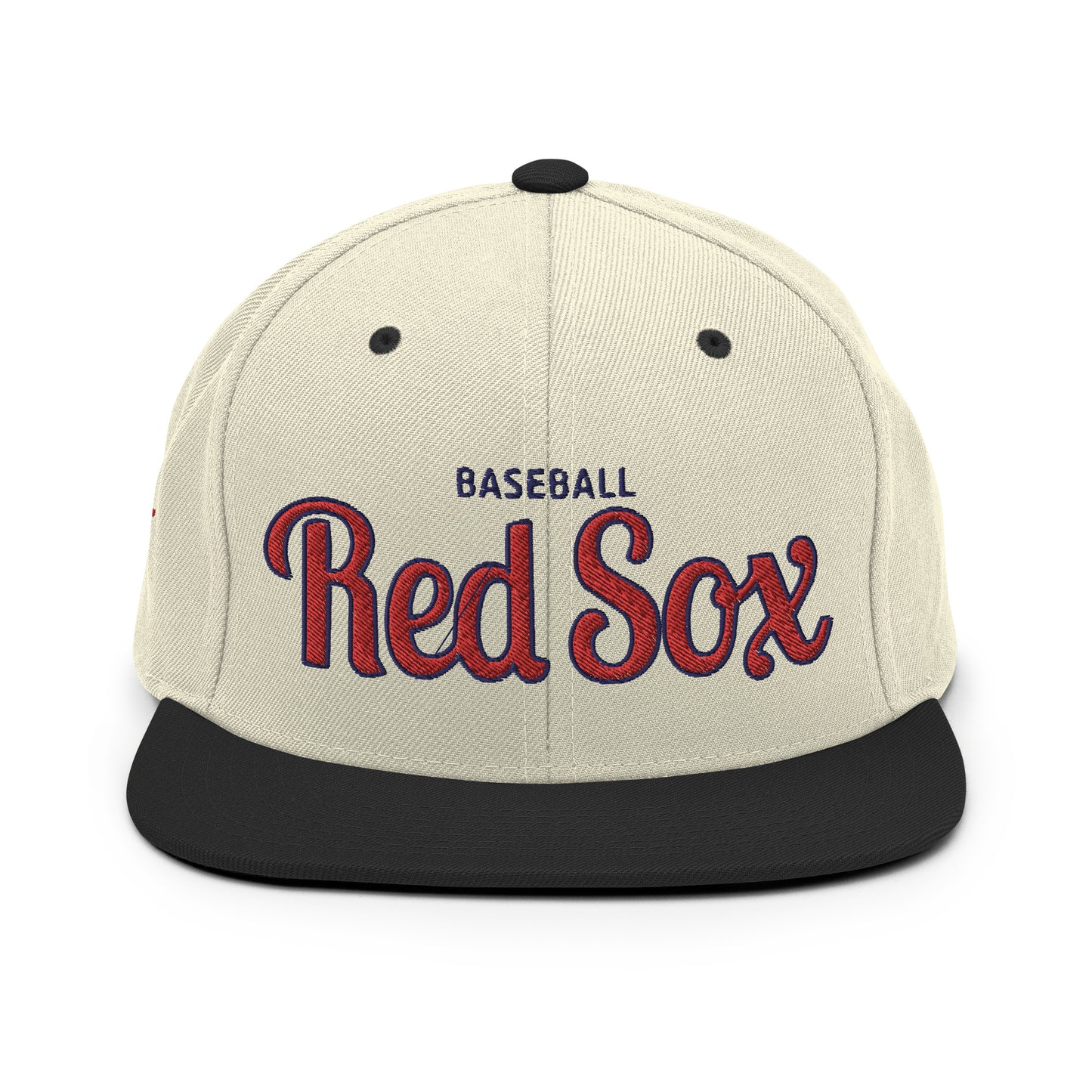 Red Sox Alternate Natural/Black Snapback