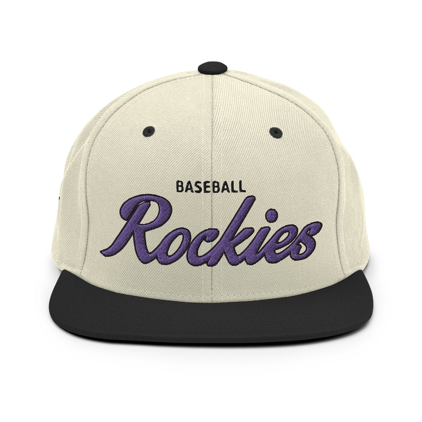 Rockies Alternate Natural/Black Snapback