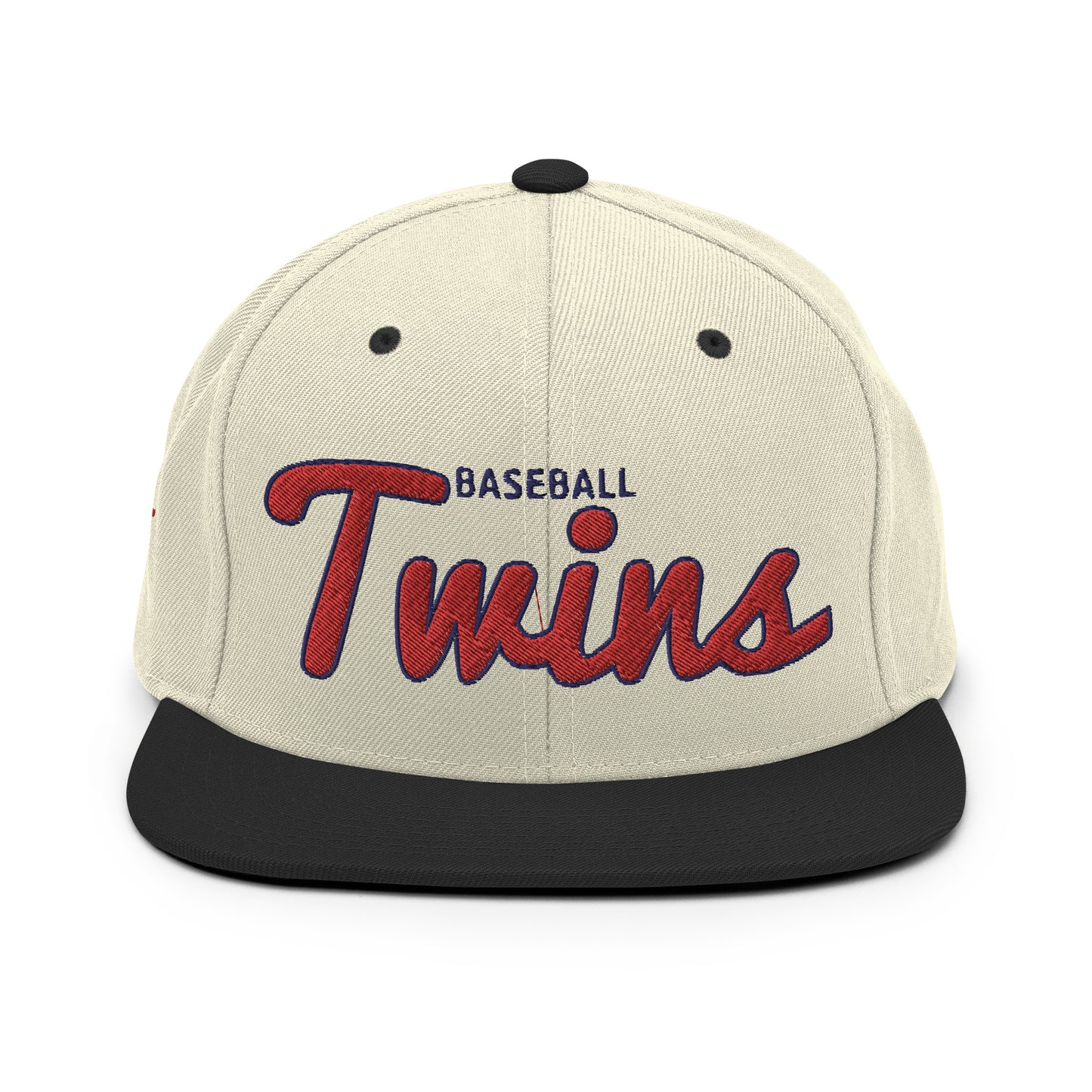 Twins Alternate Natural/Black Snapback