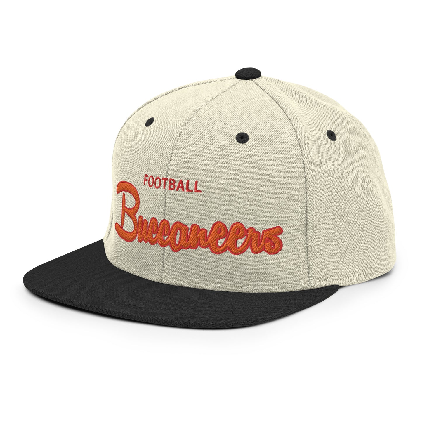Buccaneers Alternate Natural/Black Snapback