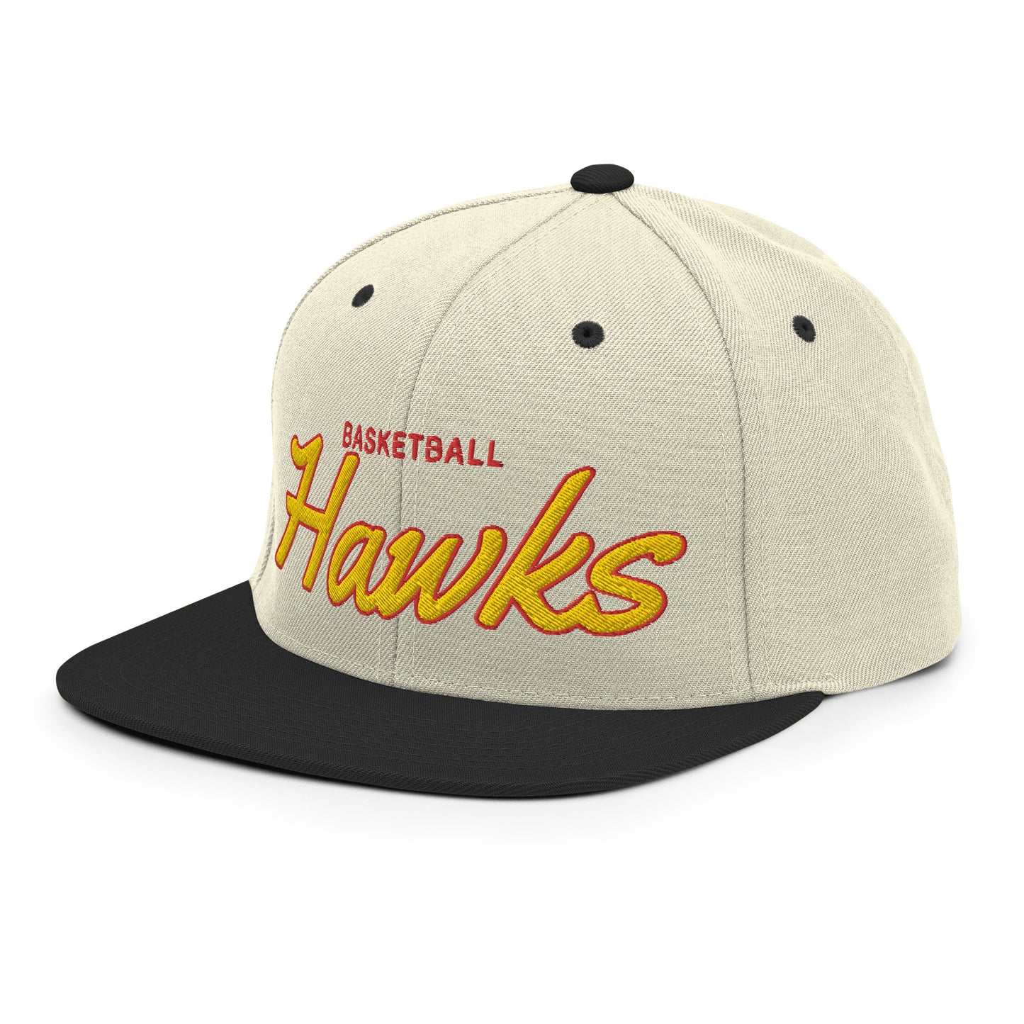 Hawks Alternate Natural/Black Snapback