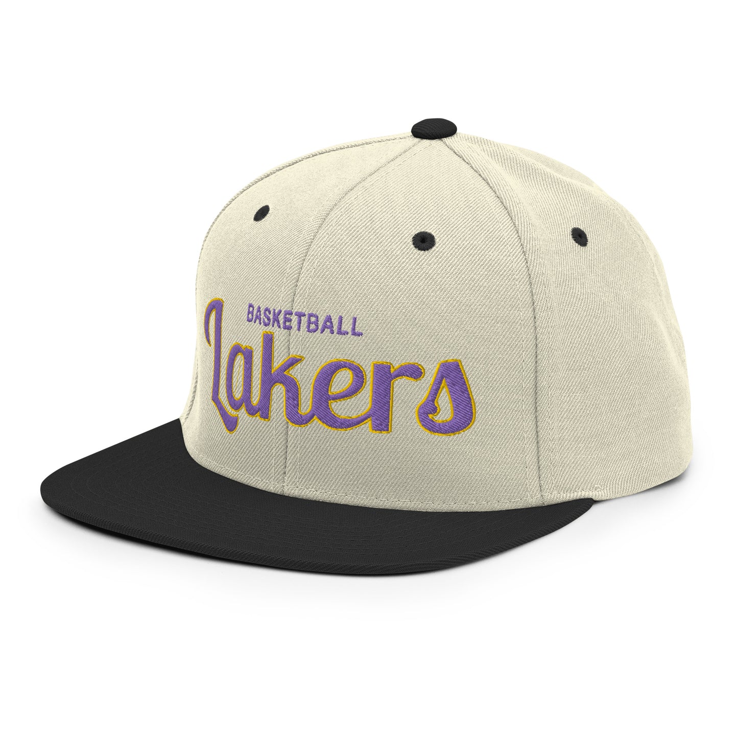 Lakers Alternate Natural/Black Snapback