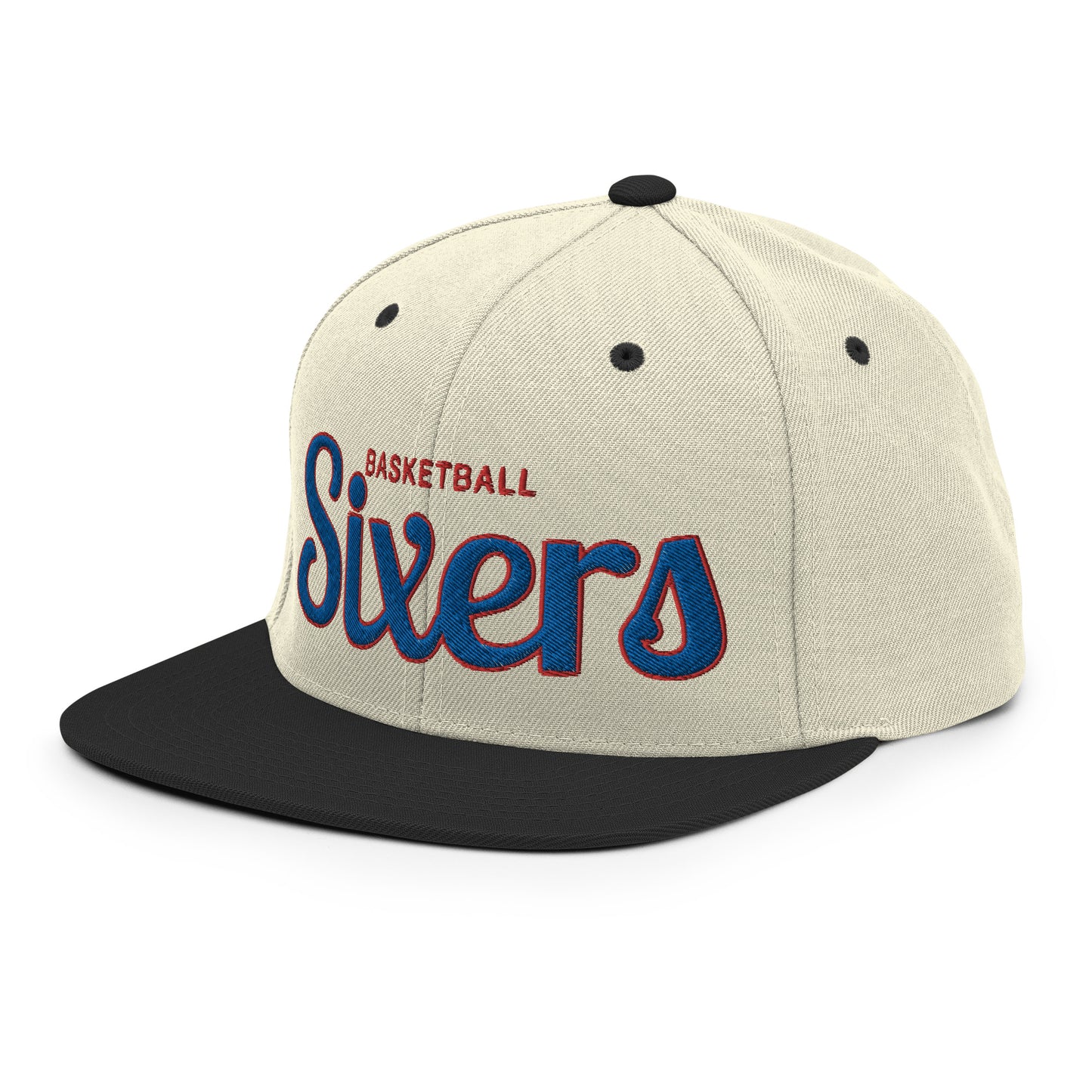 Sixers Alternate Natural/Black Snapback
