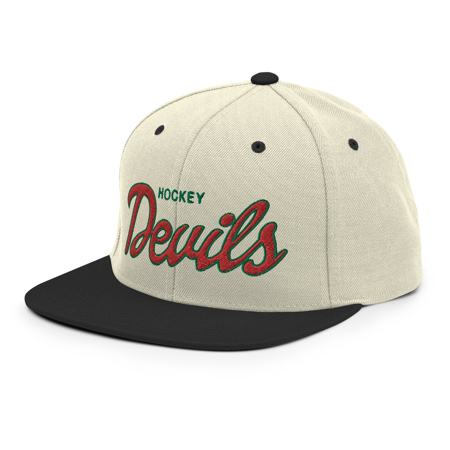 Devils Alternate Natural/Black Snapback