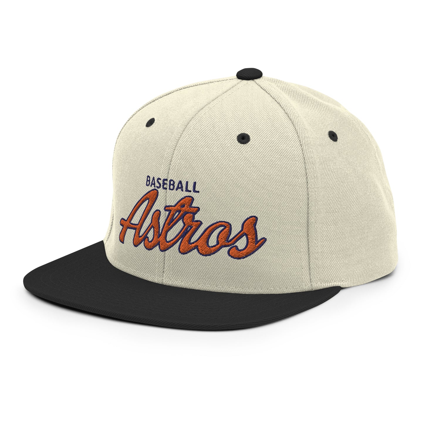 Astros Alternate Natural/Black Snapback