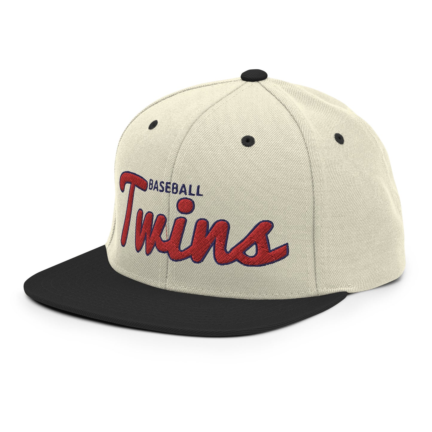 Twins Alternate Natural/Black Snapback