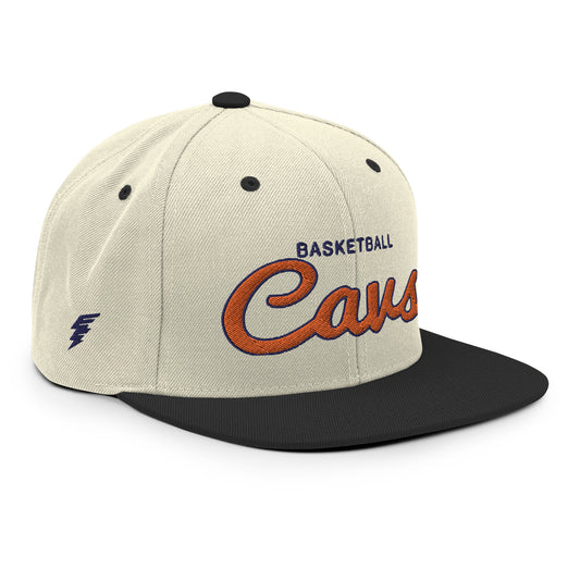 Cavs Alternate Natural/Black Snapback