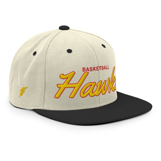 Hawks Alternate Natural/Black Snapback