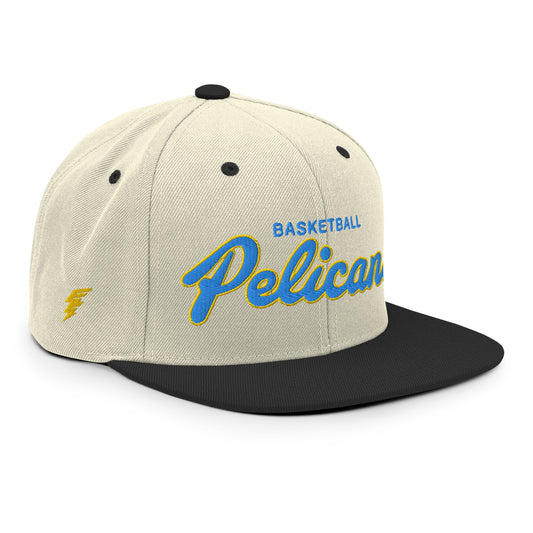 Pelicans Alternate Natural/Black Snapback