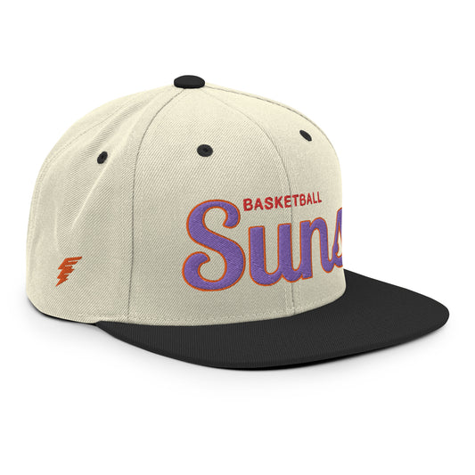 Suns Alternate Natural/Black Snapback