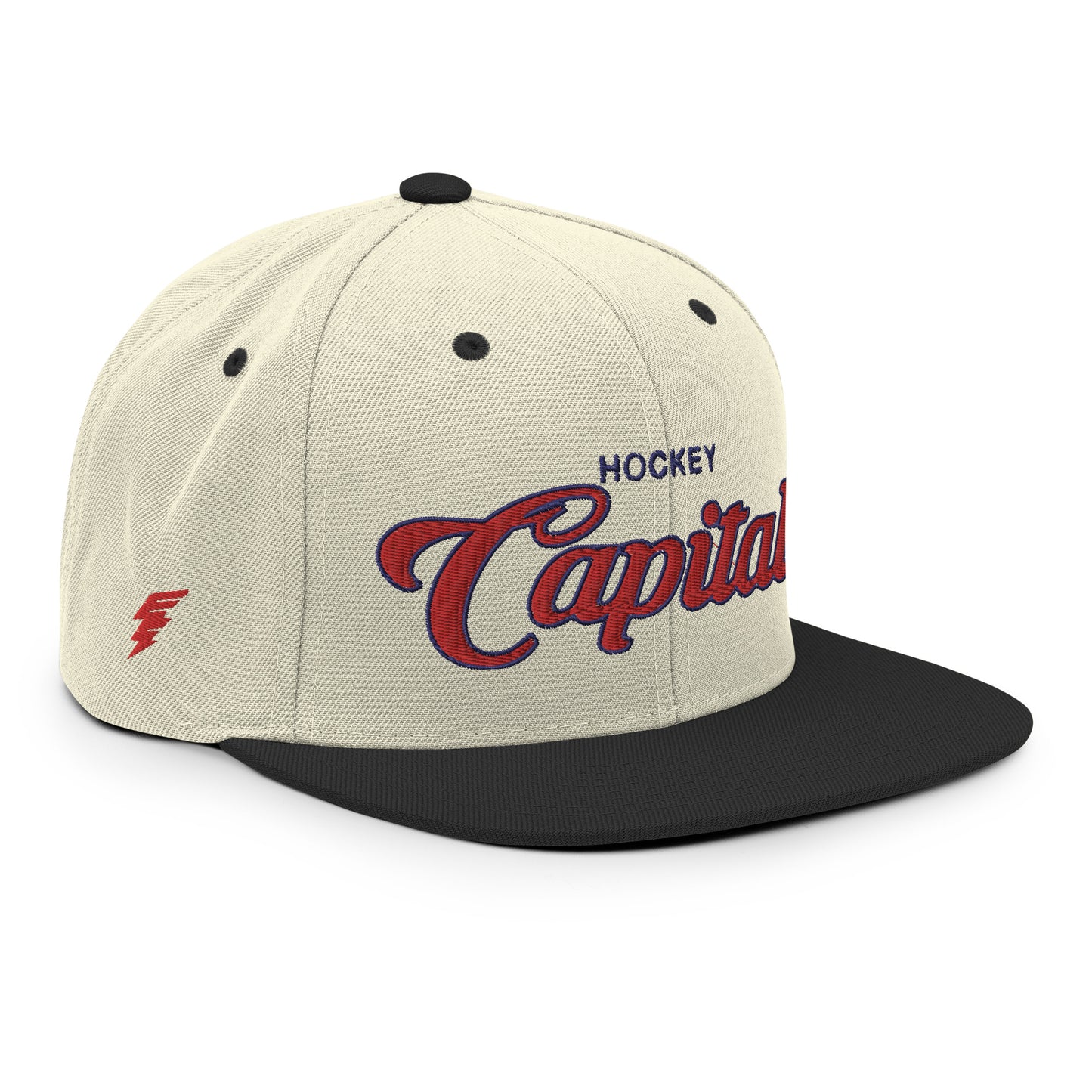 Capitals Alternate Natural/Black Snapback