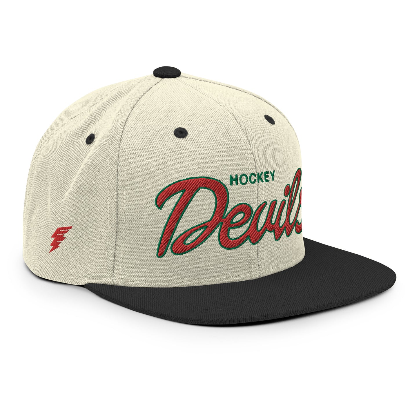 Devils Alternate Natural/Black Snapback