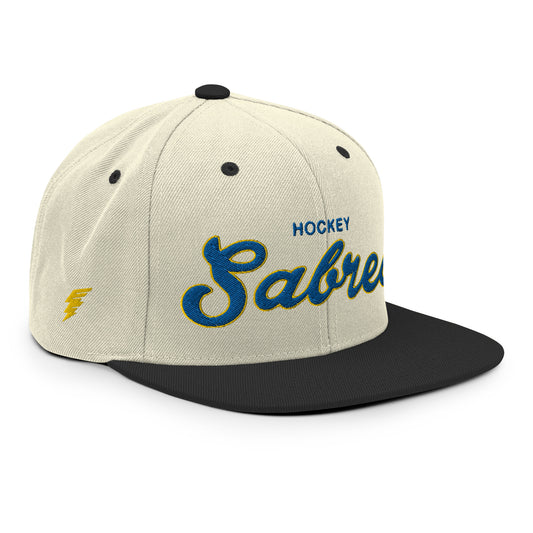 Sabres Alternate Natural/Black Snapback
