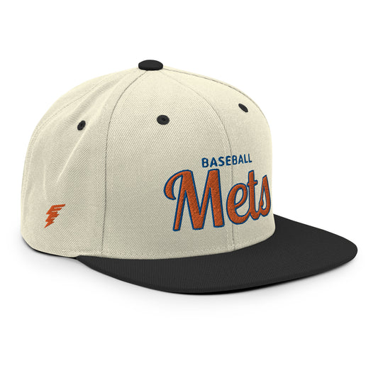 Mets Alternate Natural/Black Snapback