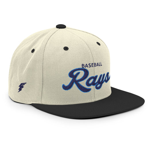 Rays Alternate Natural/Black Snapback