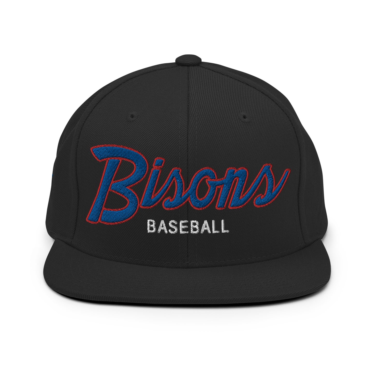 Buffalo Bisons Black Retro Snapback