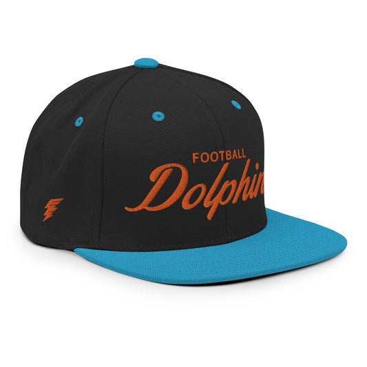 Dolphins Alternate Black/Teal Snapback