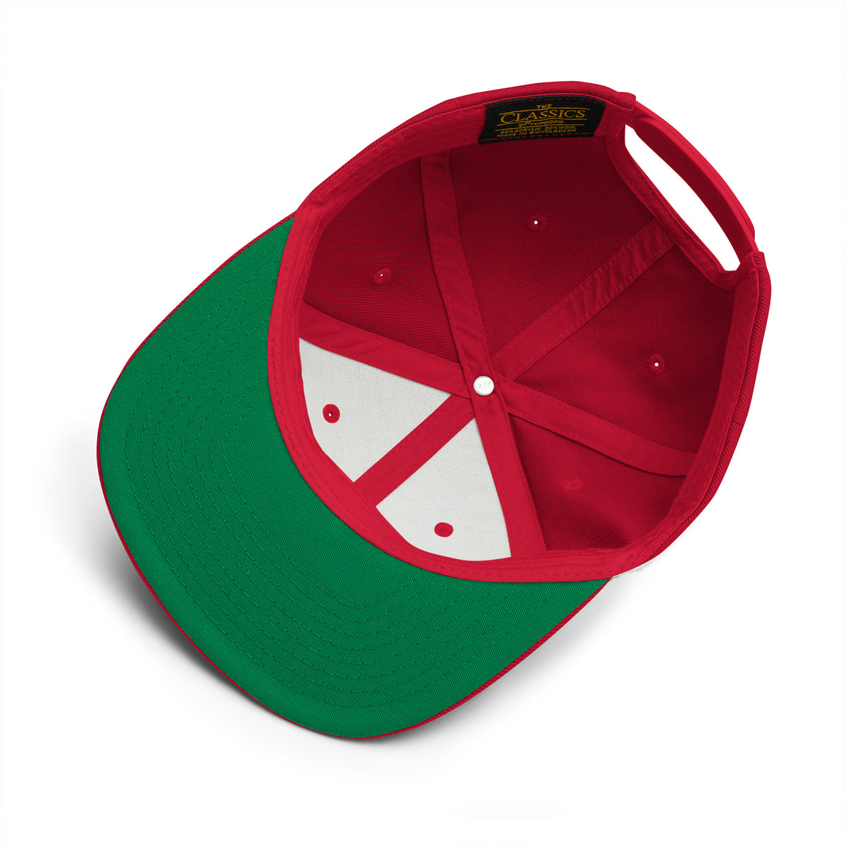 San Clemente Aquatics Retro Script Snapback (Red Version)