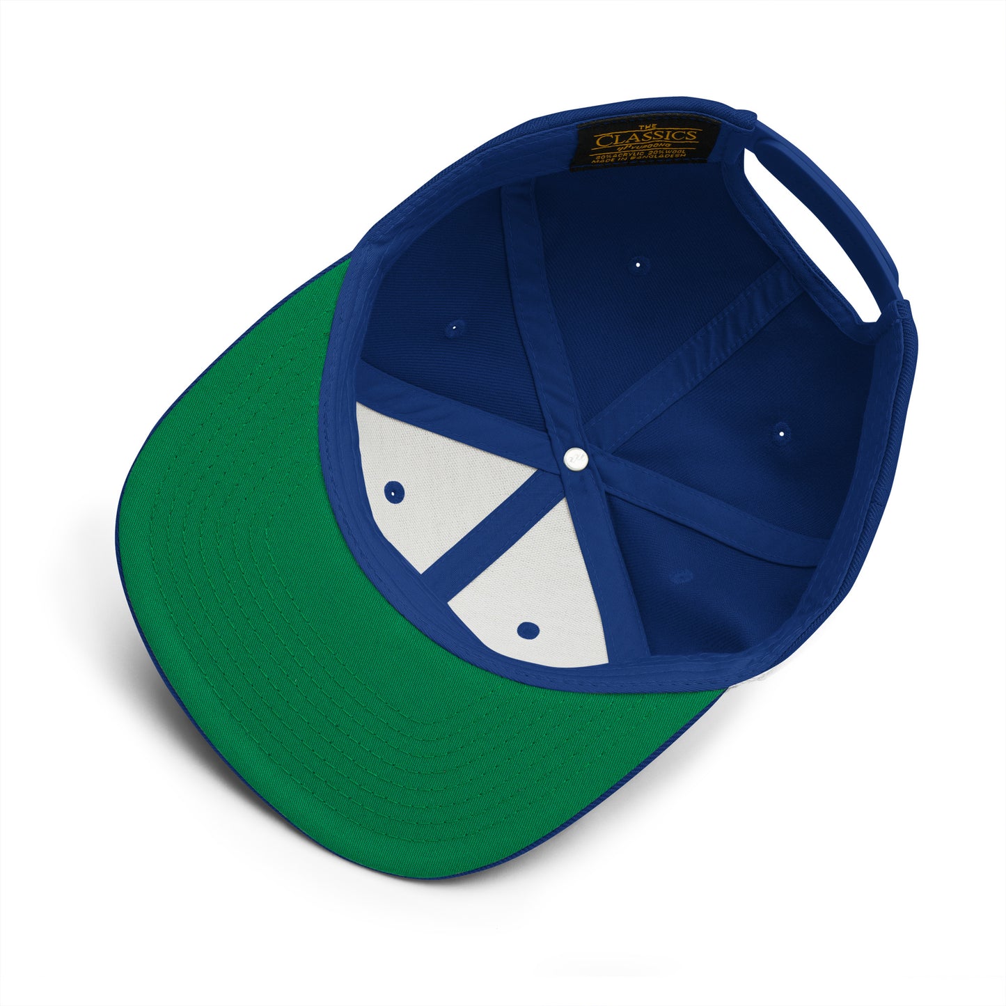 San Clemente Aquatics Retro Script Snapback (Royal Version)