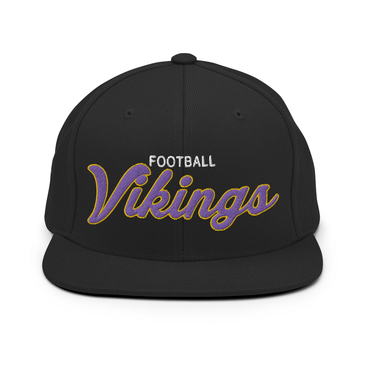 Vikings Classic Black Snapback