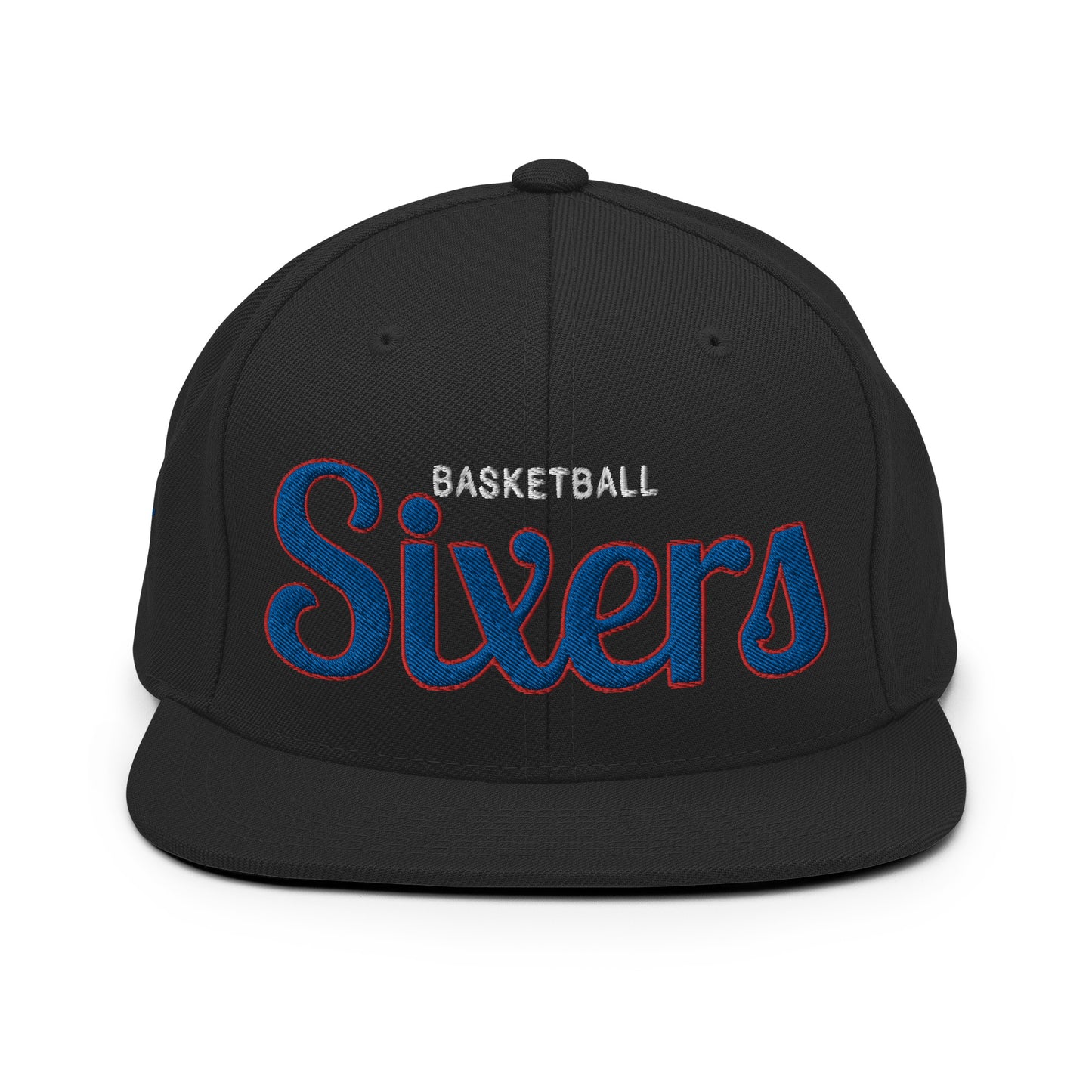 Sixers Classic Black Snapback