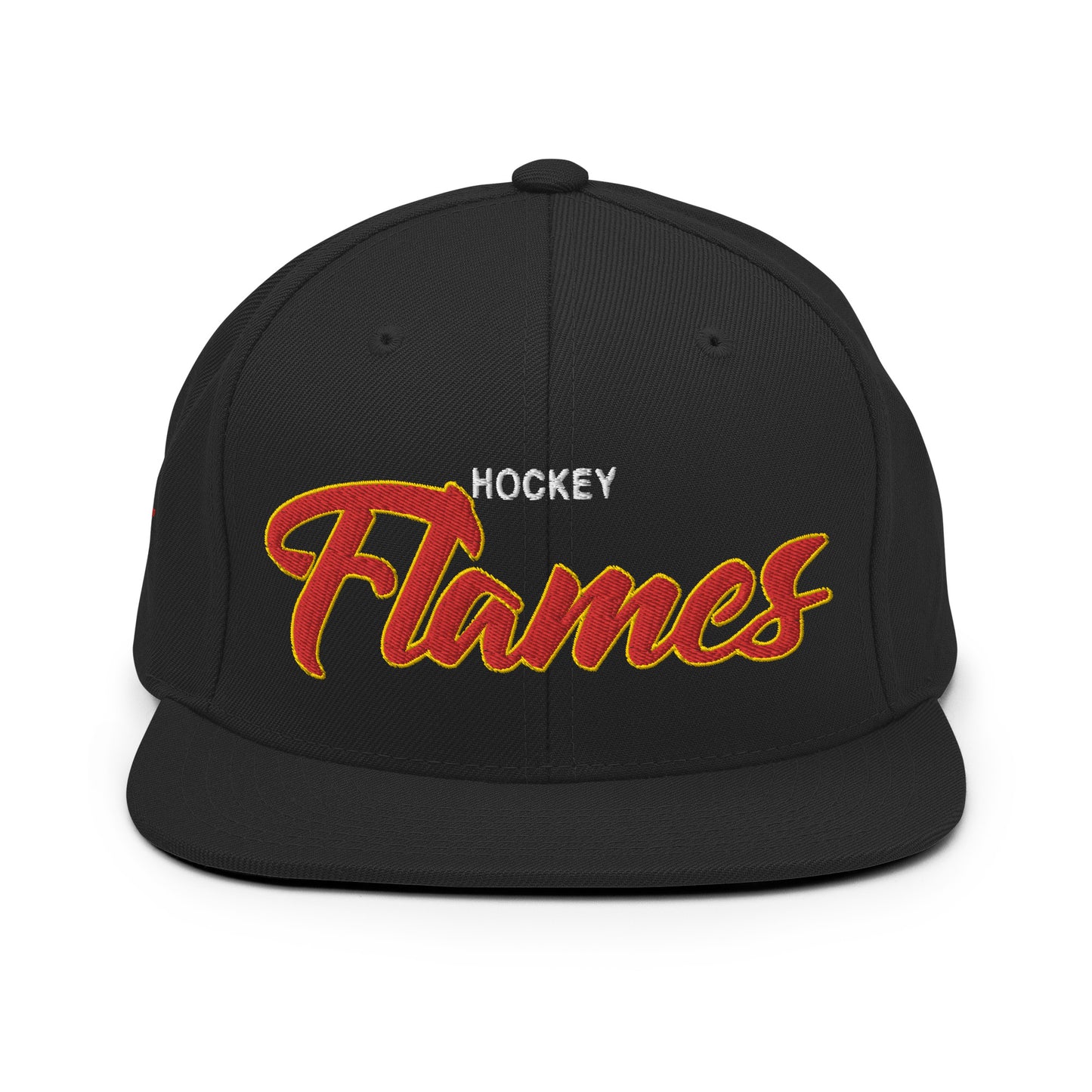 Flames Classic Black Snapback