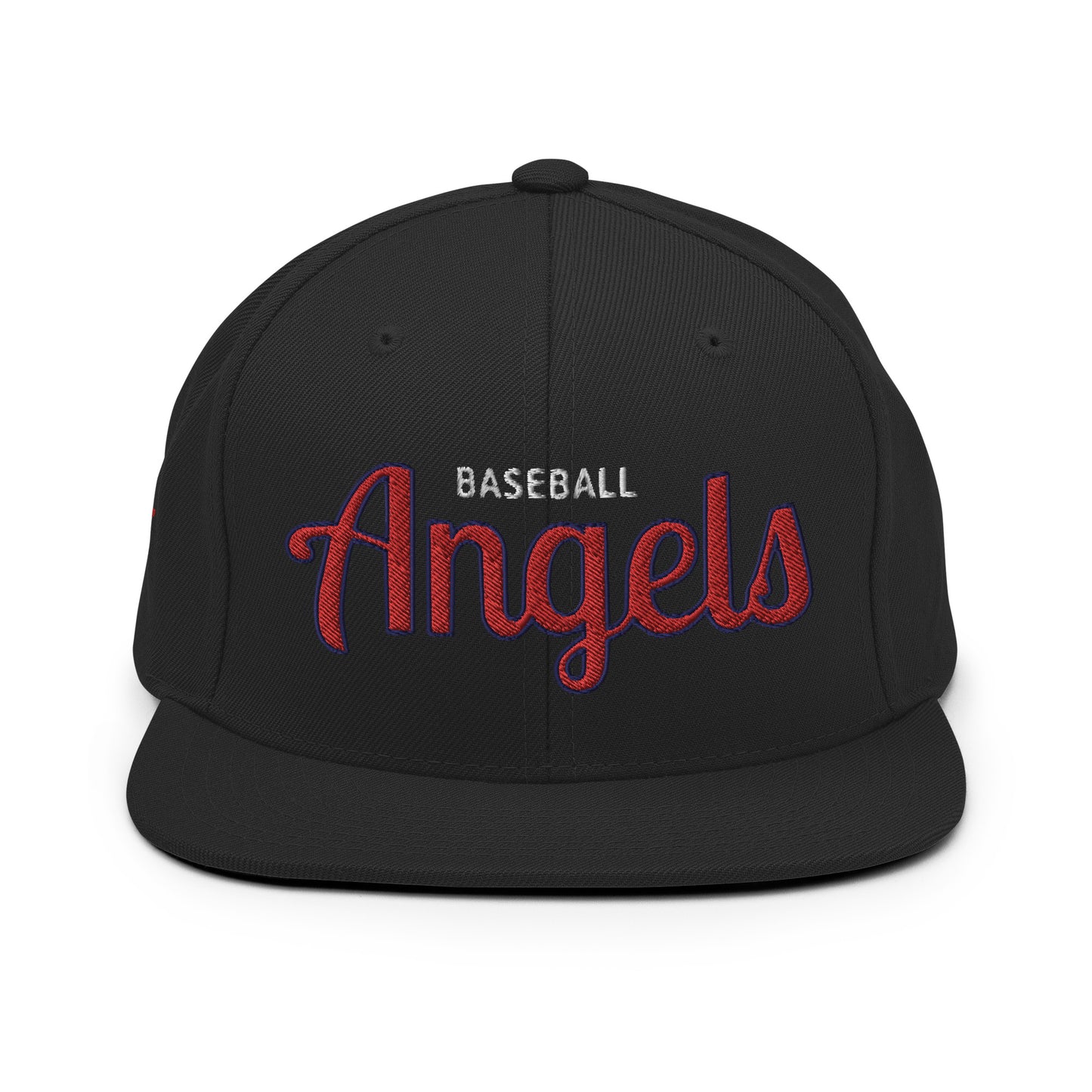 Angels Classic Black Snapback