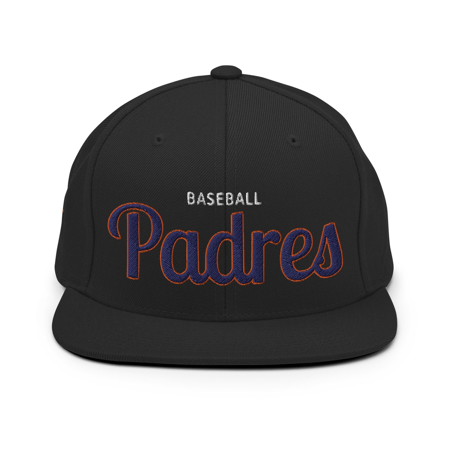 Padres Classic Black Snapback