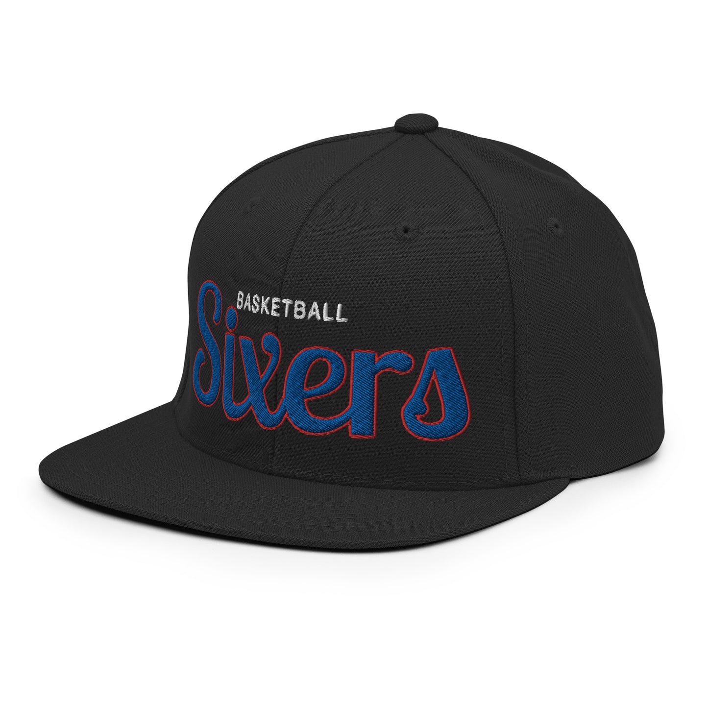 Sixers Classic Black Snapback