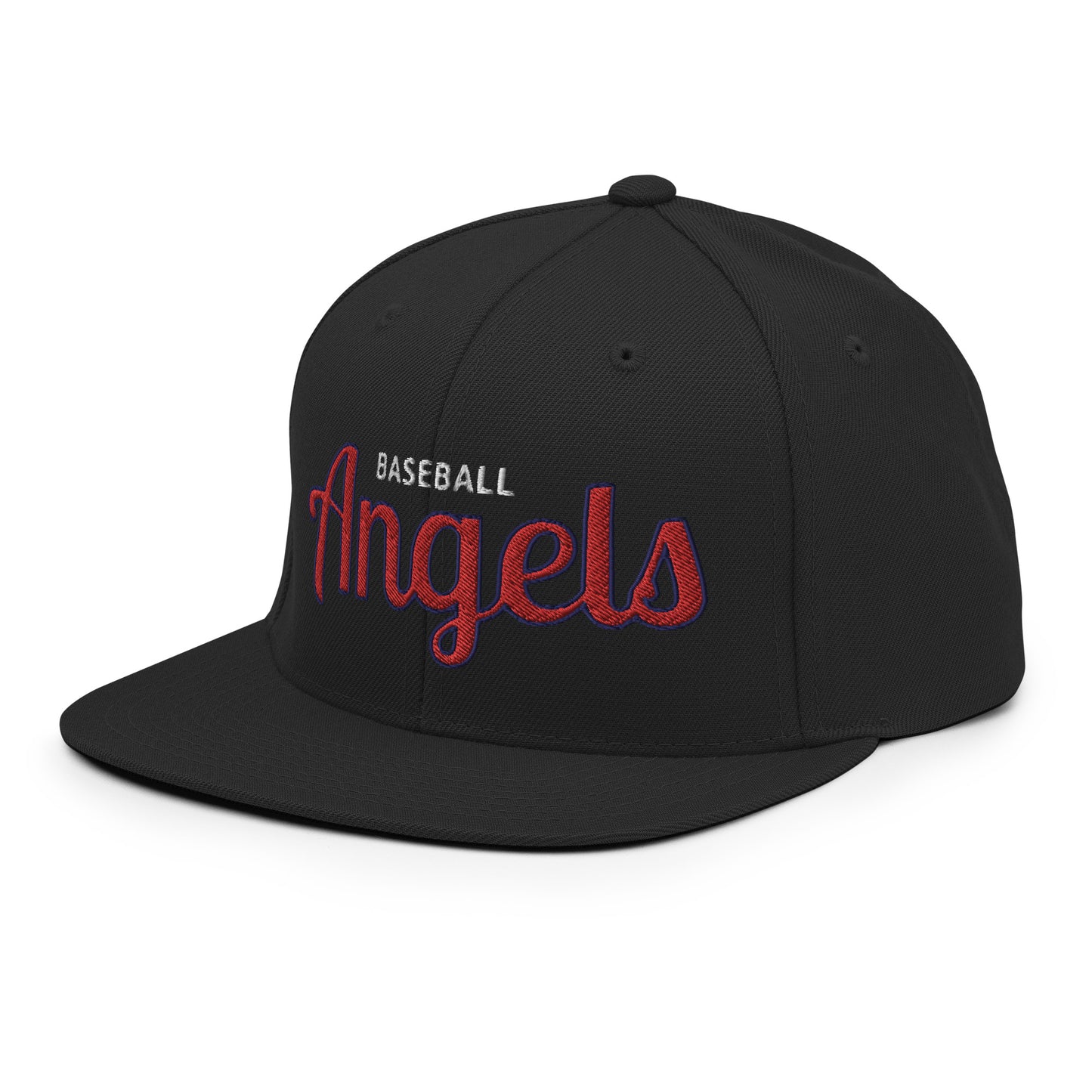 Angels Classic Black Snapback