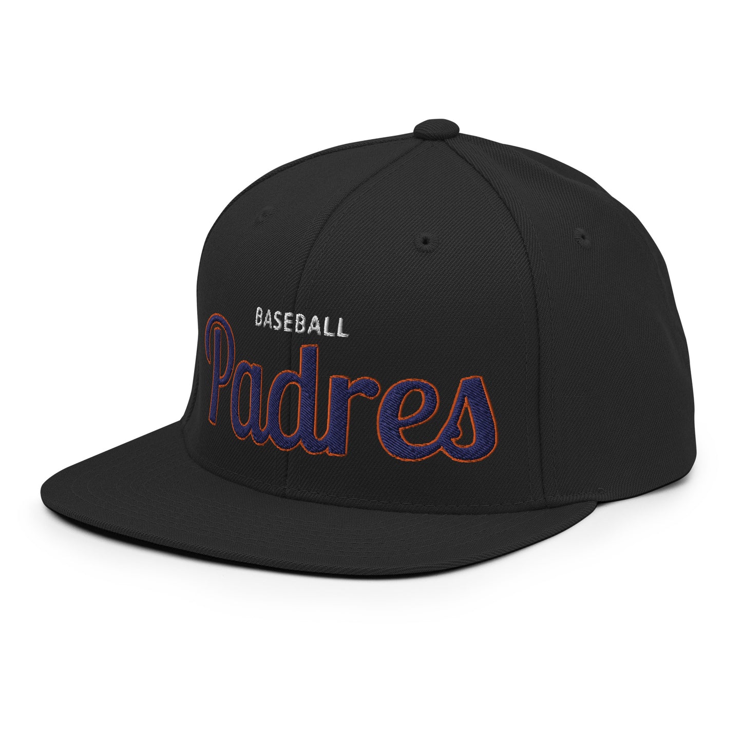 Padres Classic Black Snapback