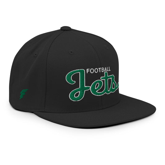 Jets Classic Black Snapback