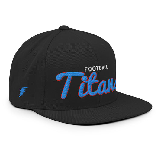 Titans Classic Black Snapback