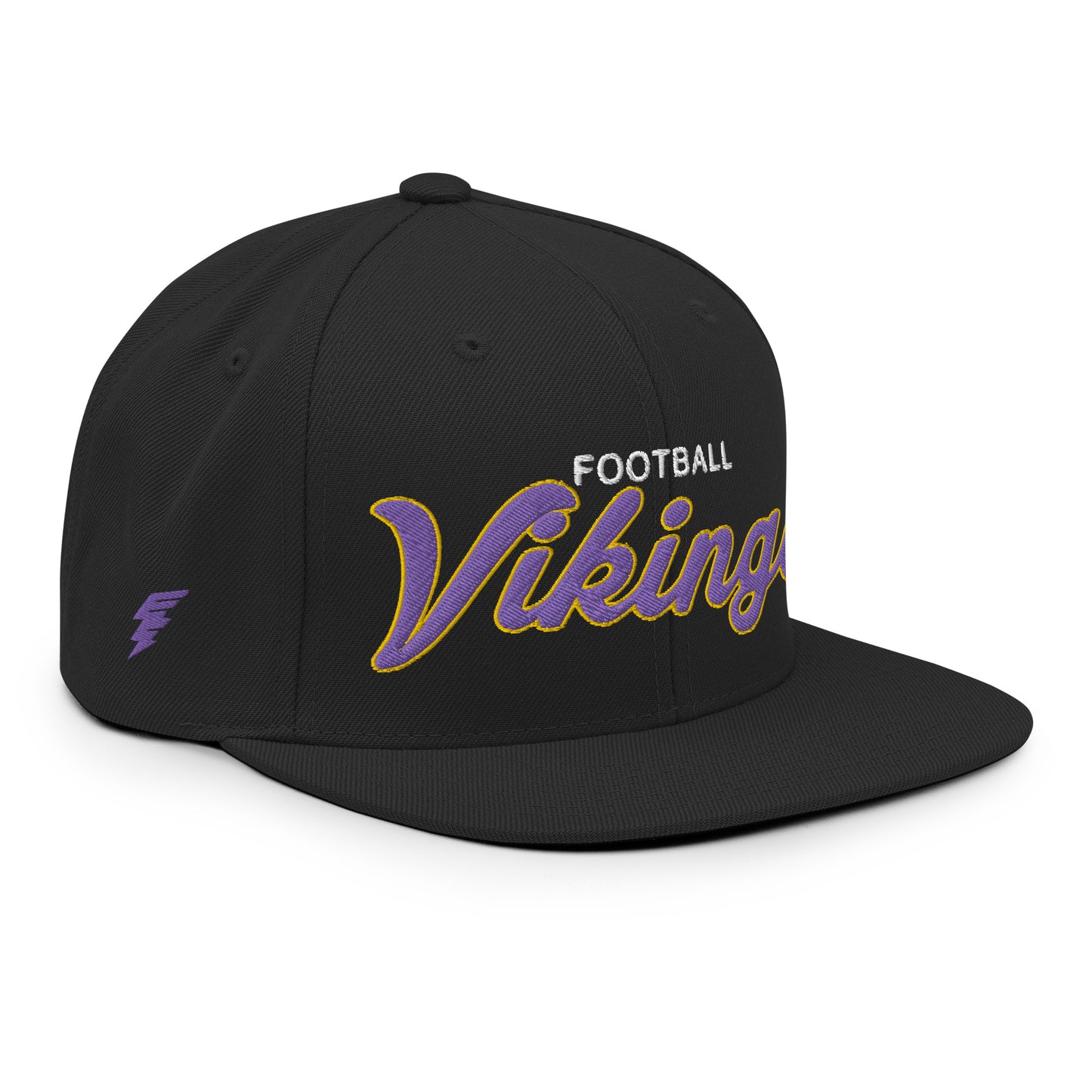 Vikings Classic Black Snapback