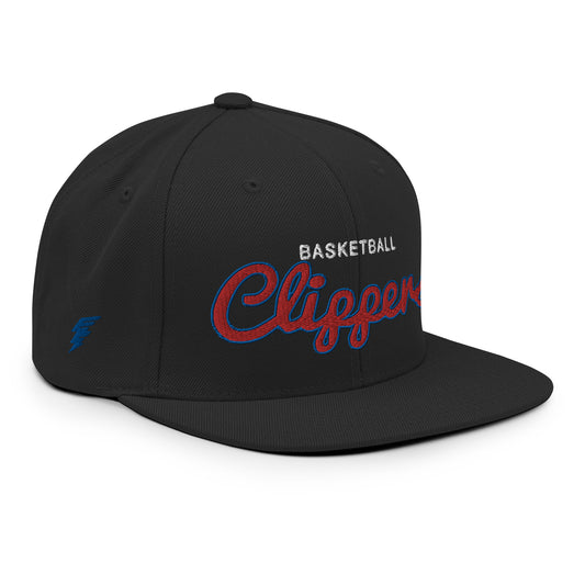 Clippers Classic Black Snapback