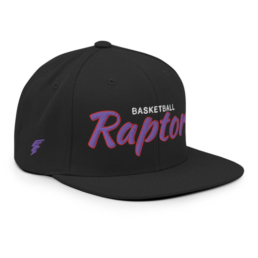 Raptors Classic Black Snapback