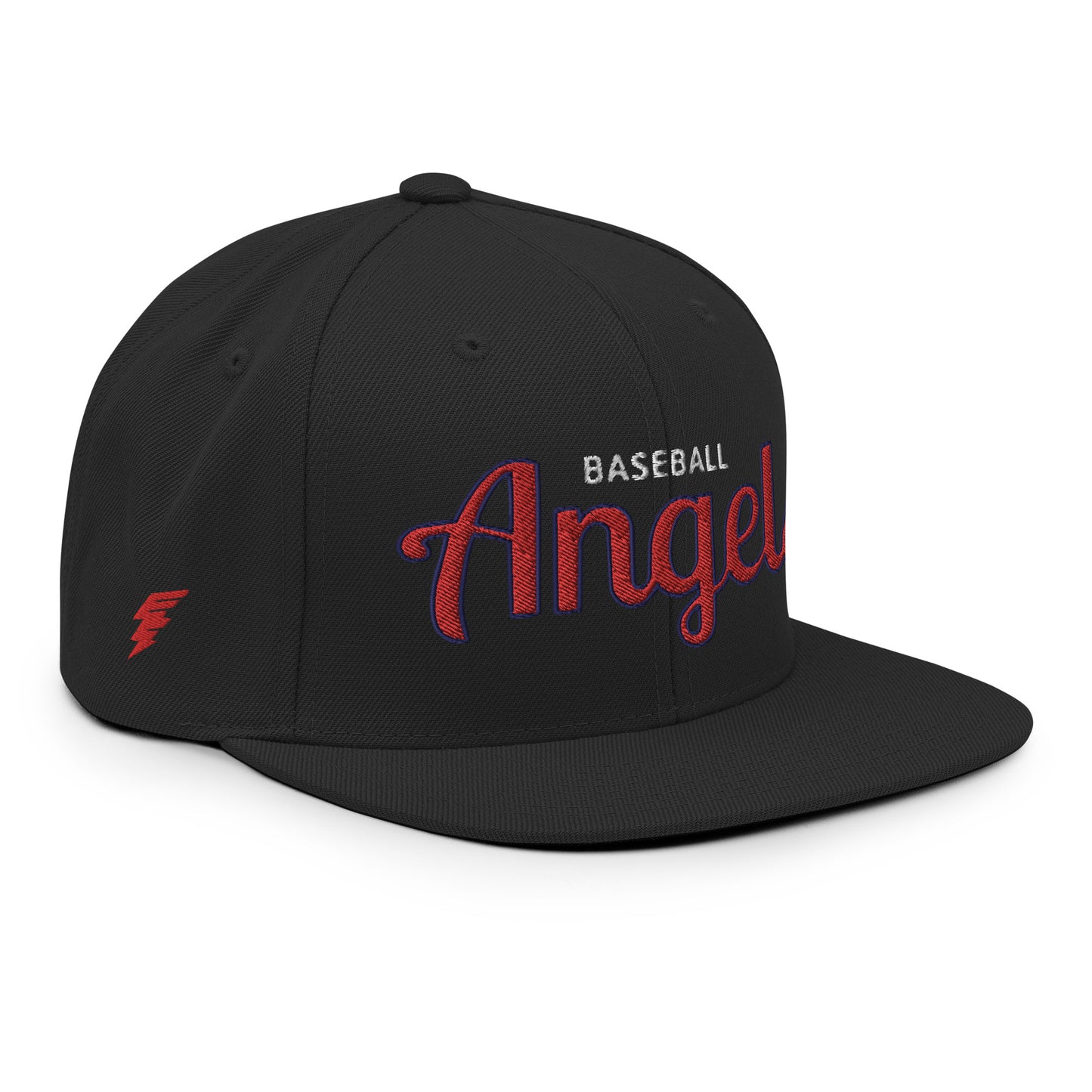 Angels Classic Black Snapback