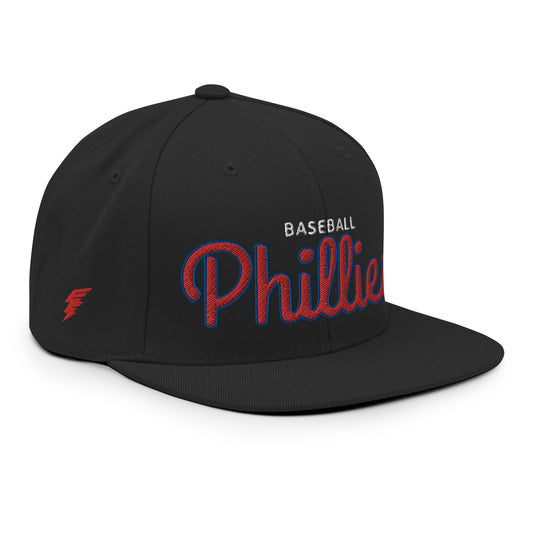 Phillies Classic Black Snapback