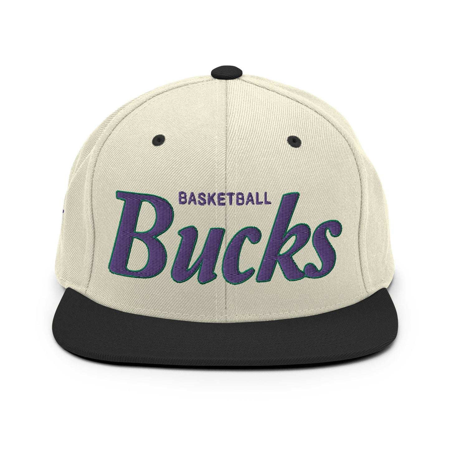 Bucks Alternate Natural/Black Snapback