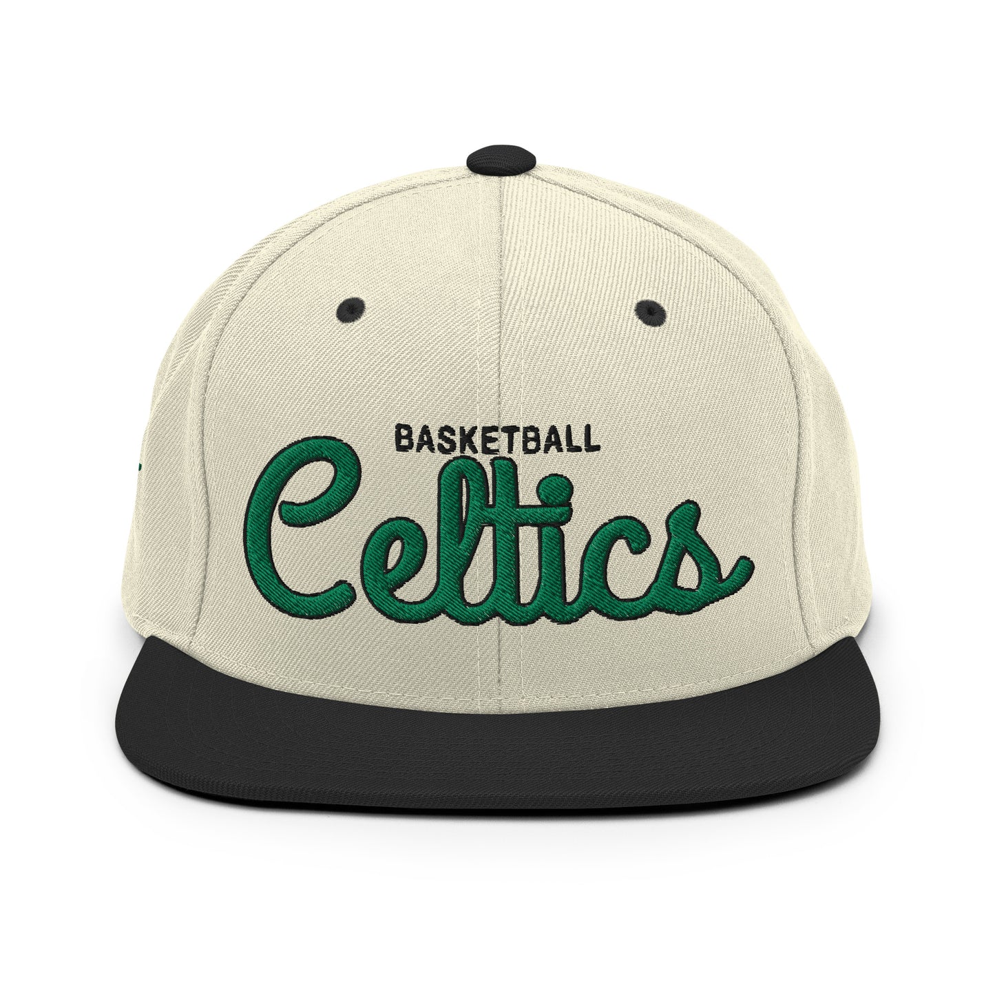 Celtics Alternate Natural/Black Snapback