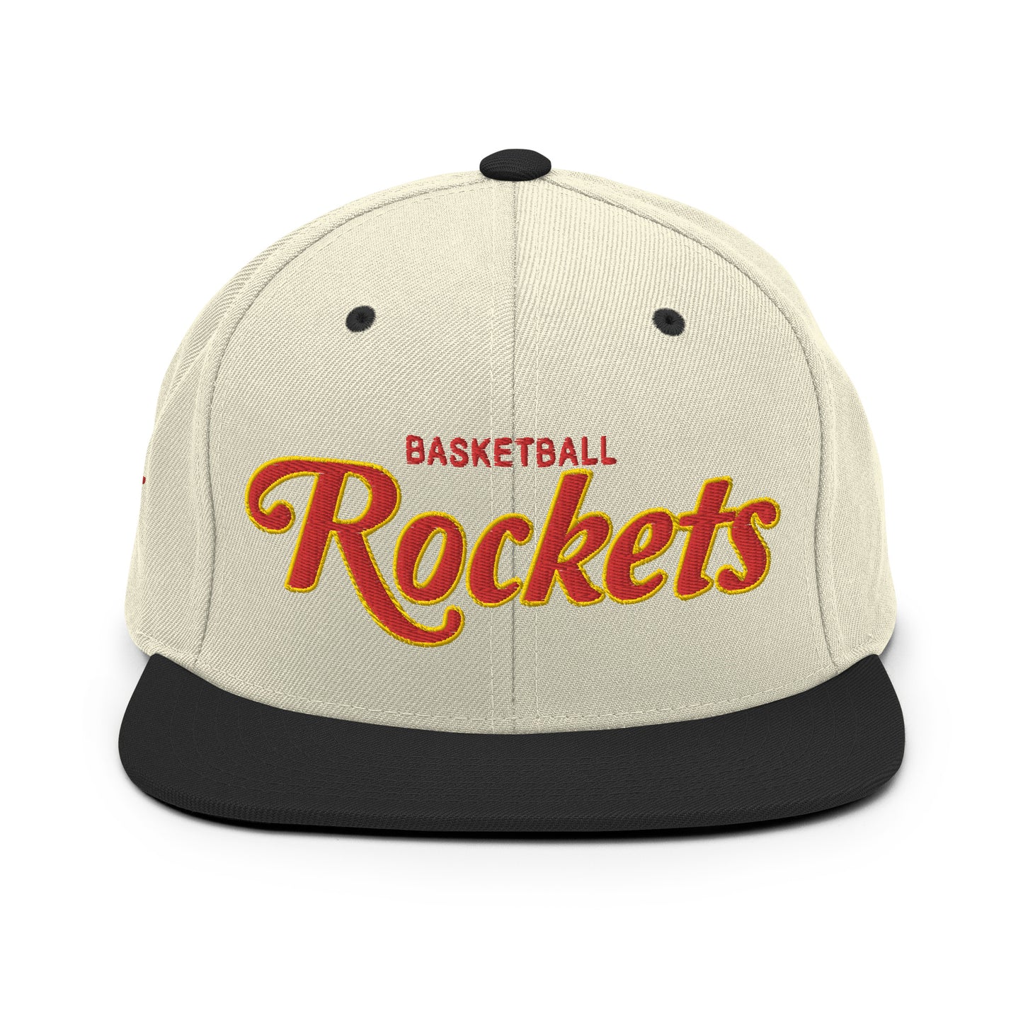 Rockets Alternate Natural/Black Snapback