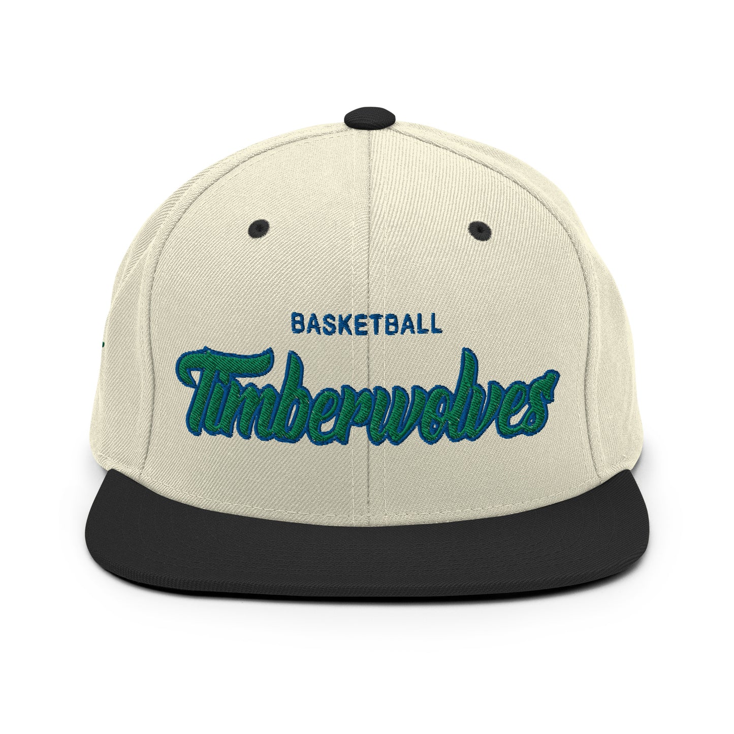 Timberwolves Alternate Natural/Black Snapback