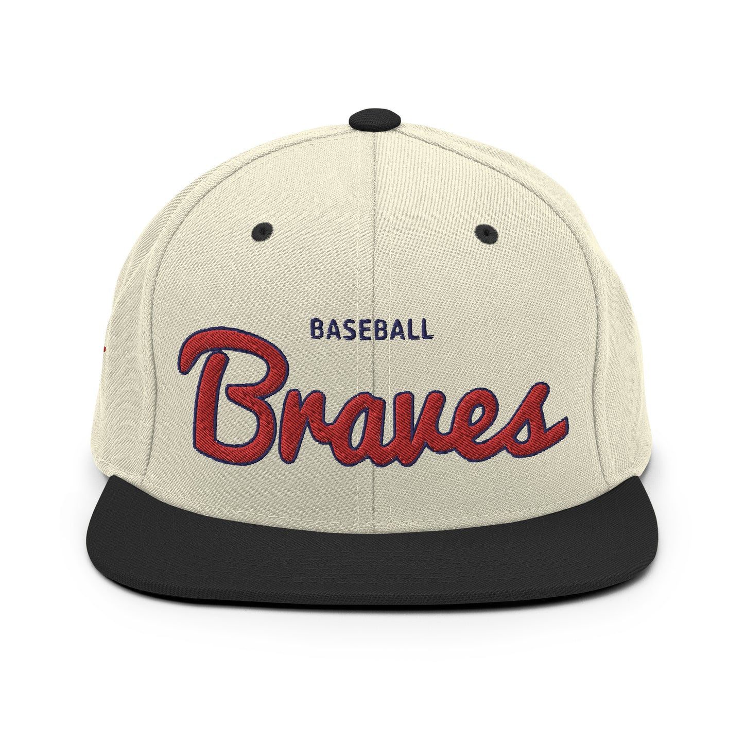 Braves Alternate Natural/Black Snapback