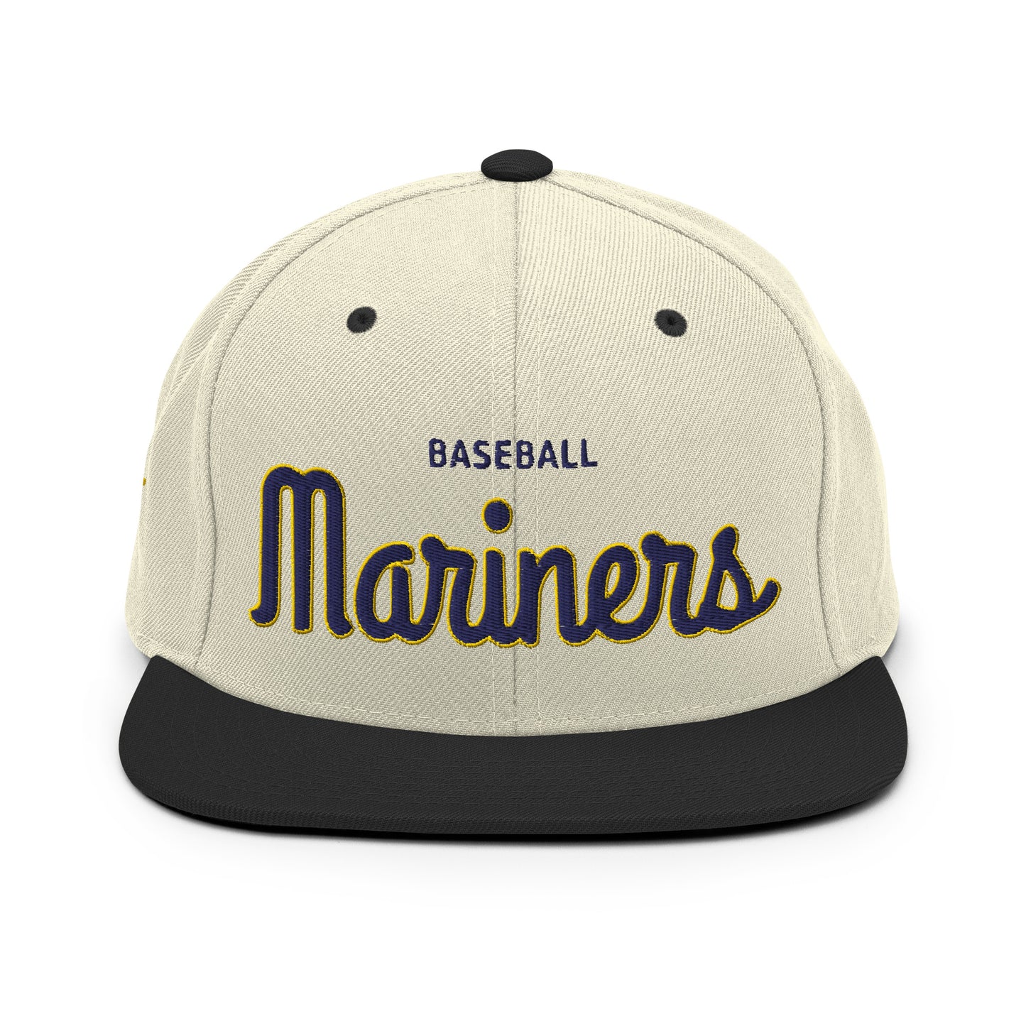 Mariners Alternate Natural/Black Snapback