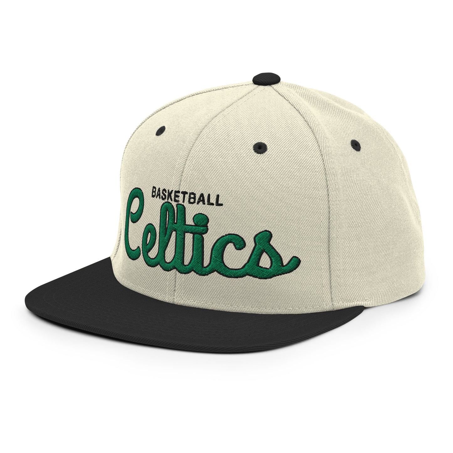 Celtics Alternate Natural/Black Snapback