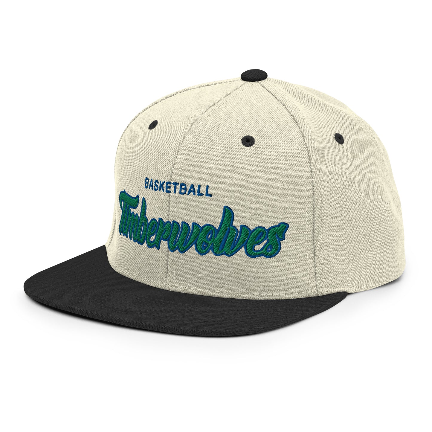 Timberwolves Alternate Natural/Black Snapback